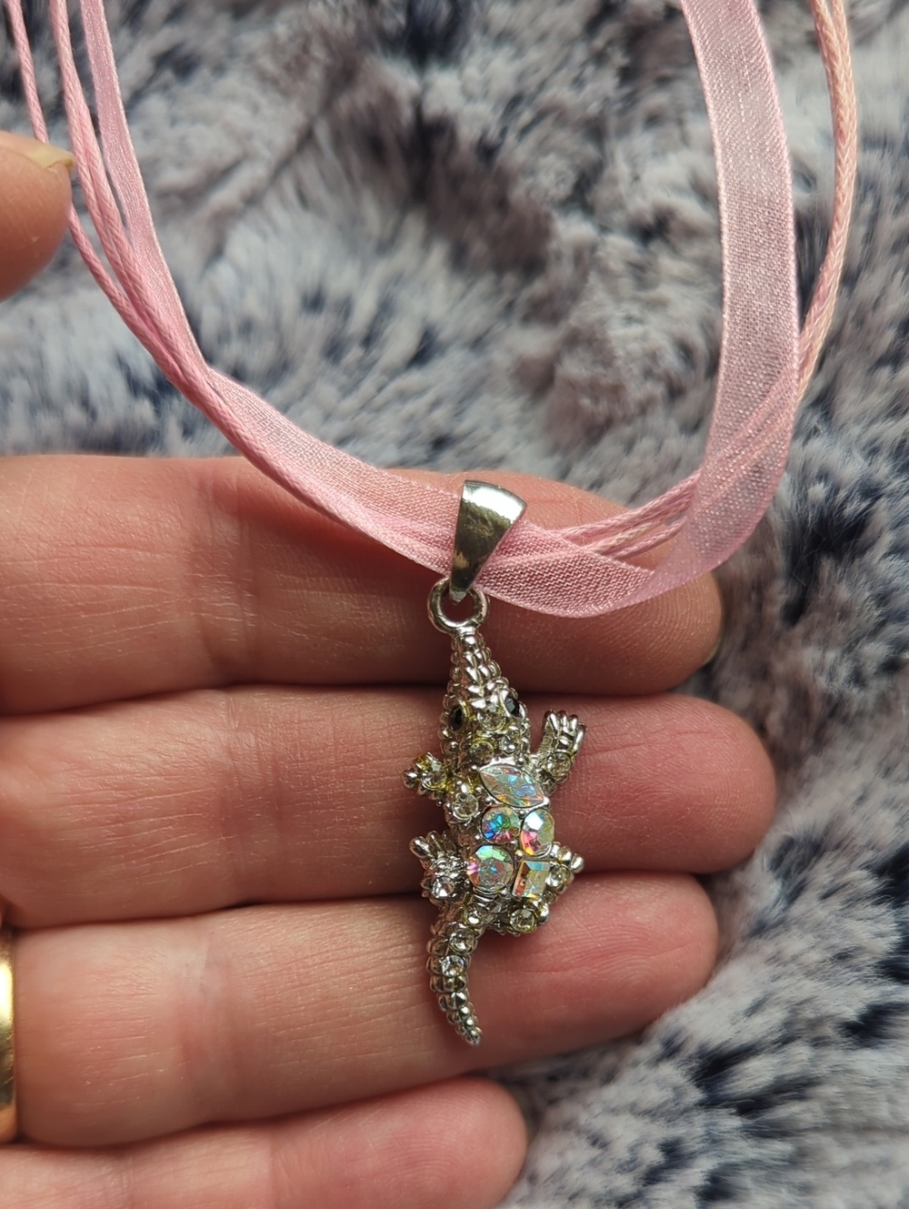Alligator Pendant Necklace
